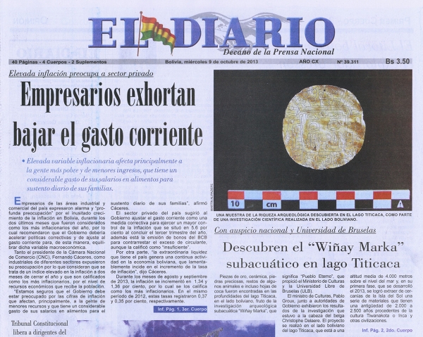 El Diario, Bolivie